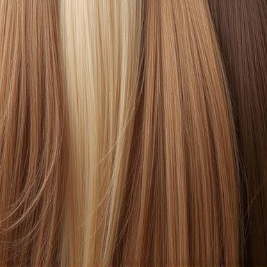 Sample of high-quality hair extensions